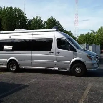 Sprinter van with tinted windows